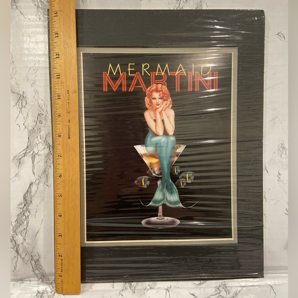 *Vintage* “The Mermaid Martini” by Ralph Burch - Art/Print - Picture 2 of 3